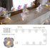 13ft 20 YOLIGHT Fiber Optic Flower String Lights Battery Operated with Timer, LED Flower Garland Lights Fairy Decor