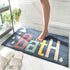 Non-Slip Soft Microfiber Bathroom Rug Mat Set, Washable Water Absorbent Colourful Cute Bath Mats for Kids, Toilet,