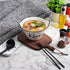 Ceramic Ramen Bowl with Chopsticks and Spoon, 26 oz Deep Japanese Noodle Bowl for Udon, Soba, Pho, Microwave Safe