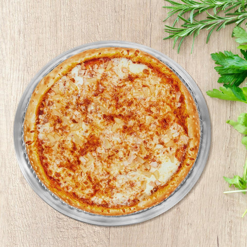 Alipis Pizza Screen Pizza Pan Net: 11inch Stainless Steel Pizza Baking Screen, Round Mesh Pizza Pan, Pizza Crisper Tray, Bakeware for Oven Bbq by Alipis