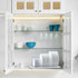 Simple Houseware Chrome Stainless Steel Plate Drying Rack with Drainboard