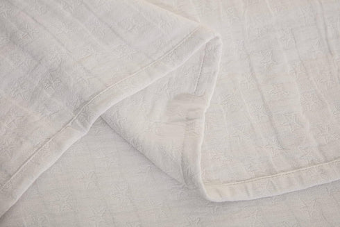 Sterling Creek Dawson Star Muslin Cotton Blanket Three Layers Lightweight Breathable Gauzy Blanket for Adults, All