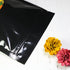 Double-Sided Matte/Glossy Stand-Up Pouch with Clear Round Window, 100 Bags/Pack (3.3" x 5.5", Glossy Black)