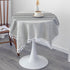 36x36 Inch Small Waterproof Cotton Linen Washable Tablecloth Farmhouse Wrinkle Free Square Burlap Table Cloths Grey