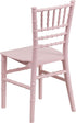 Commercial Flash Furniture Childs Pink Resin Party and Event Chiavari Chair for & Residential Use,Pink