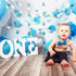 Waydress 24 Pieces Raindrop Garlands - Blue Paper Hanging Decorations for Baby Shower, Birthday, Wedding Party