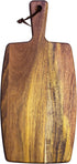 Rock & Branch Acacia Wood Serving Paddle, Wood Cutting Board with Handle for Kitchen
