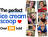 Frozen SUMO Stainless Steel Ice Cream Scoop With Ergonomic Handle - Sturdy, Dishwasher-Safe Scooper For Effortless