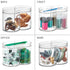 iDesign Clarity Collection Round Plastic Canister Cosmetic Organizer with Top Tray Lid, Clear – 6.12” x 3.62” x 4.35”