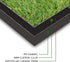 Superior Artificial Grass Indoor/Outdoor Area Rug - Faux Turf for Backyard, Playground, Dog Training, 1' x 13', Green