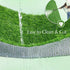 6 Pack 12x12 (30x30cm) Owfeel Chicken Nesting Pads, Washable Artificial Grass Mat for Chicken Coop, Reusable Pet Garden
