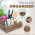 Besti Wooden Hair Dryer Holder – Organizer for Hair Tools and Styling Supplies, Natural Elegant Design
