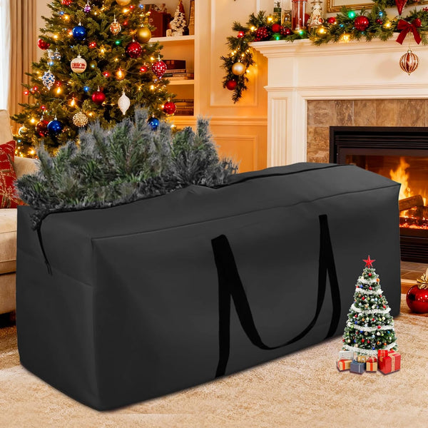 Cushion Storage Bag 420D Waterproof 68" Rectangular Outdoor Patio Cushion Storage Bags