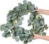 2Pack Artificial Eucalyptus Garland - 6 ft Faux Silk Eucalyptus Leaves Vines for Wedding Backdrop Decor
