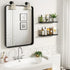 4 Set Fixwal Floating Shelves - Hanging Wall Mounted Shelves for Living Room, Kitchen, Bedroom & Bathroom - Decorative