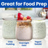 8 Count 100% Ultimate Yogurt Jars - Make More Delicious Yogurt! Small Glass Yogurt Cups With Lids - BPA Free, Airtight