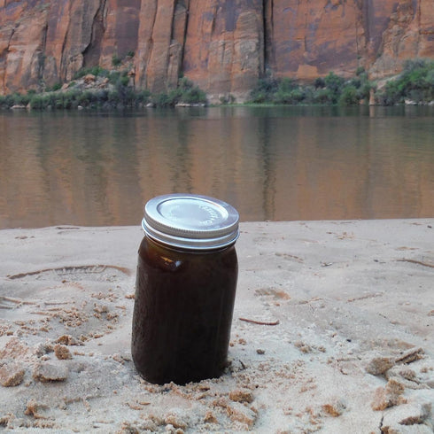 Cold Brew Coffee Filter & Lid - Stainless Steel, 80 Micron Woven, Fits Half Gallon Wide Mouth Mason Jars