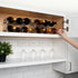 ClearSpace Water Bottle Organizer, Stackable Holder for Cabinet or Wine Rack, 4 Pack