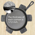 Pot and Pan Protectors Set of 12, 3 Different Sizes for Stacking and Protecting Your Cookware