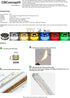 3.3 360 3000K Dimmable, 120V 60 3528 CBconcept UL Listed, Feet, Lumen, Warm White, AC Flexible Flat LED Strip Rope