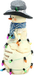 Pavilion Gift Company Snowman Figurine - 6 Inch Collectible BirchHearts, Merry Christmas and A Happy New Year