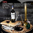 Hollow Circle Wine Decanter - 1500 ml Lead-Free Crystal Clear Glass Decanter for Red Wine, Juice, Elegant Wine Lovers