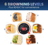 Elite Gourmet ECT2428 Extra Wide 1.25” Slot 2-Slice Toaster, 6 Toast Settings, Cancel, Defrost, Stainless Steel