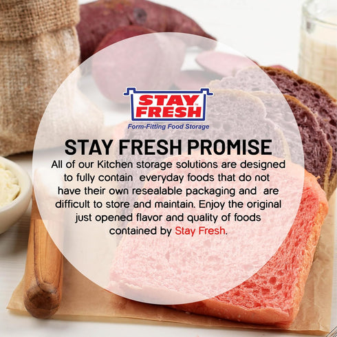 5 Kitchen Discovery Plastic Bread Box Container Preserve Bread Up To Days and Keep Flavor and Freshness - Bread Box
