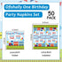 50Pcs Set Qyeahkj Chugga Chugga Two Two Paper Napkins Transportation Party Disposable Napkins for Train Theme Birthday