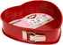 casaWare 10-Inch Heart Springform Pan, NonStick Ceramic Coated Red Granite