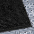 Laura Ashley Butter Chenille Bath Rug, Absorbent Shaggy Bathroom Mat, Non Slip Plush Carpet (20" x 34") Black