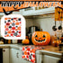 Mindsoft 36 Pcs Halloween Reusable Paper Towels Rolls Washable Bulk Halloween Boo Ghost Pumpkin Kitchen Dish Towels