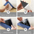 12PCS Non Slip Rug Grippers, Anti Slip Carpet Pads for Hardwood Floors/Tile/Mats, Keep Area Rugs Flat and Easily Peel