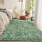OPPODREAM 5x7 Sage Green Rugs for Bedroom, Ultra-Soft Fluffy Area Rugs for