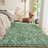 OPPODREAM 5x7 Sage Green Rugs for Bedroom, Ultra-Soft Fluffy Area Rugs for
