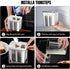 FindXeink 2Packs Strainer1.9QT*2/0.475GAL*2 0.9QT*2/0.23GAL*2 SeparationTotal1.9QT*2) Yogurt Total & Filter, Yogurt