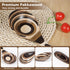 Pakkawood Deep Soup Ladles, Wooden Big Ladle Spoons for Cooking, Kitchen Utensils Set for Soup