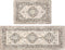 Pauwer Anti Fatigue Kitchen Mat Set of 2, Non Slip Cushioned Kitchen Rugs, Waterproof PVC Foam Runner