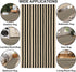 Front Door Mat Outside Entrance, 2'x4.3' Cotton Machine Washable Outdoor Doormat, Reversible Layered Mats