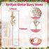 36Pcs 9.5 Inch HOHOTIME Christmas Glitter Berries Stems, Artificial Christmas Tree Picks for Christmas Tree Decorations