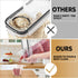 Set (4L,135.2 Oz), 4PCS 20 PRAKI Cereal Containers Storage Airtight Food Storage Containers with Pour Spout for Kitchen