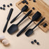 Silicone Spatula Set, 5 Piece Food Grade Rubber Spatulas for Baking, Cooking, Mixing, High Heat Resistant, Dishwasher