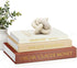 JARLINK Aesthetic Decorative Books, Set of 3 Linen Faux Books for Coffee