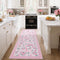 GarveeHome Runners for Hallways Non Slip, 2.5x8 Kitchen Runner Rug Coquette Pink