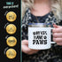 Dog Lover Gifts, My Kids Have Paws Tumbler, Dog Parent Gifts for Pet Owners, Coffee Mug for Dog Mom Cat Dad