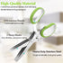 2025 Upgraded Herb Scissors, Effortless Shears Cutter Tool with Sharp Stainless Steel Blades, Green