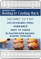 Ultra Cuisine Heavy Duty Cooling Rack, 11.5" x 16.5", 100% Stainless Steel for Cooking and Baking