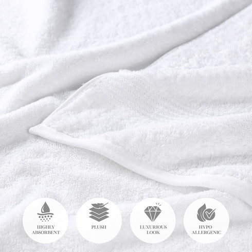 3-Piece Set, 1 1 1 Superior Egyptian Cotton Towel Basic Towels For Bathroom, Home Decor, Guest Bath, Shower, Apartment