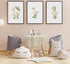 Generic 3Pcs Set 3 Baby Animal Nursery Wall Art Funny Green Rain Gear Duck Painting Picture Wall Decor This of Happy