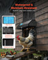 Setting, Anti-Pinch VEVOR Automatic Chicken Coop Door, Battery Powered Chicken Coop Door with Timer & Manual Security